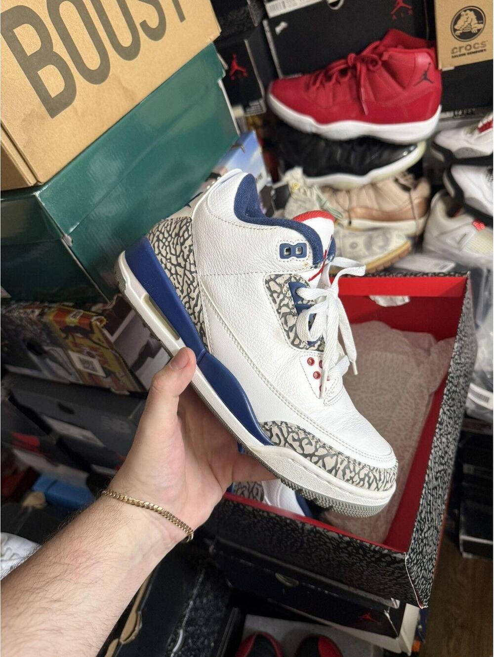 Jordan retro 3 true blue sz 8